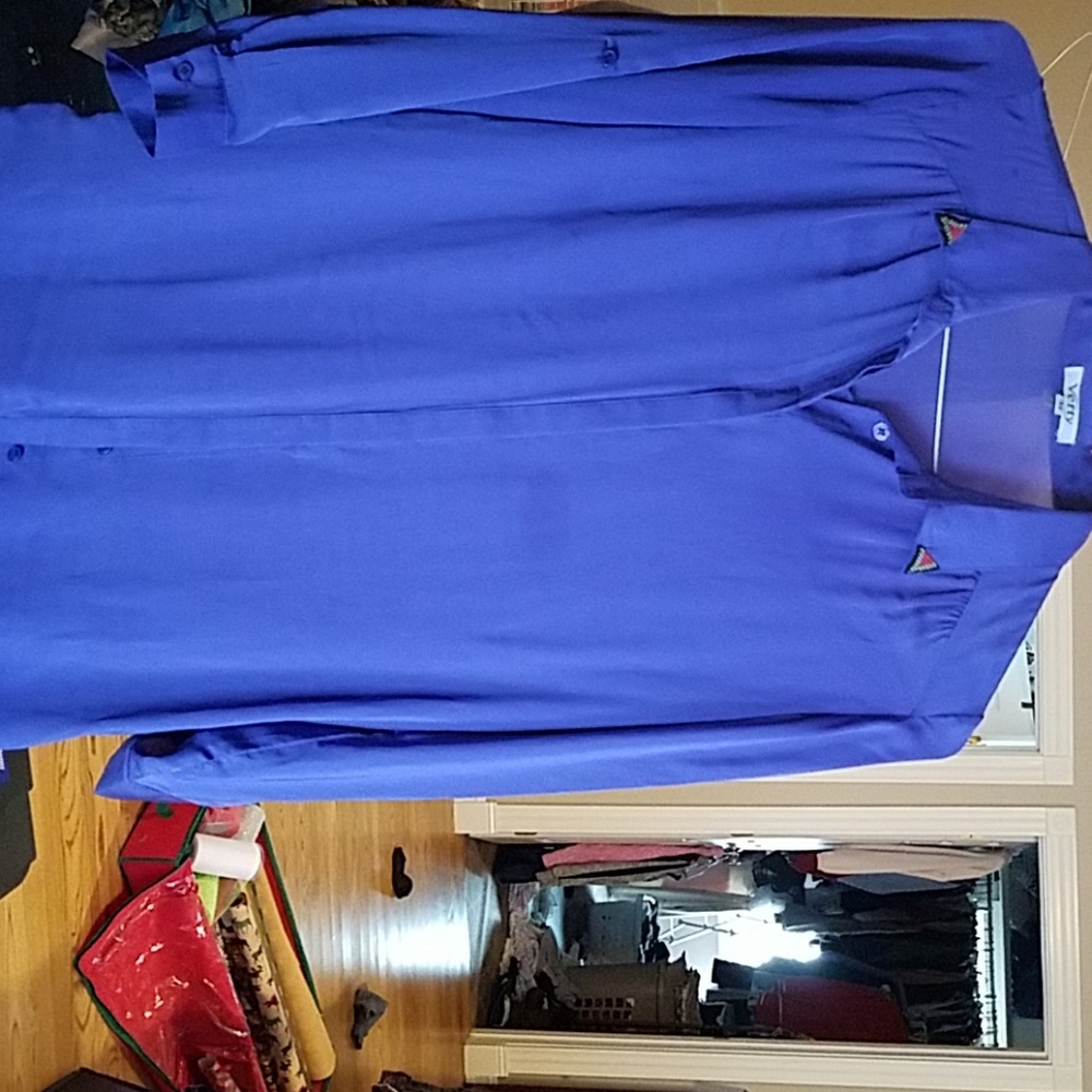 Purple tunic top
